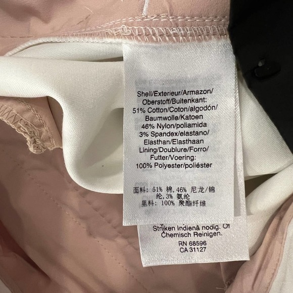 NWT Donna Karan Ivory/Winter White Ankle Zipper Slit Pants - SIZE 10 - Picture 10 of 10